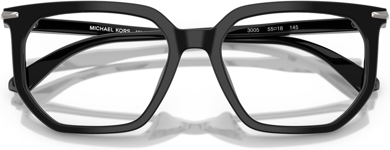 image:imageMichael Kors mens Mk4158u Sequoia Universal Fit Square Prescription Eyewear FramesBlackDemo Lens