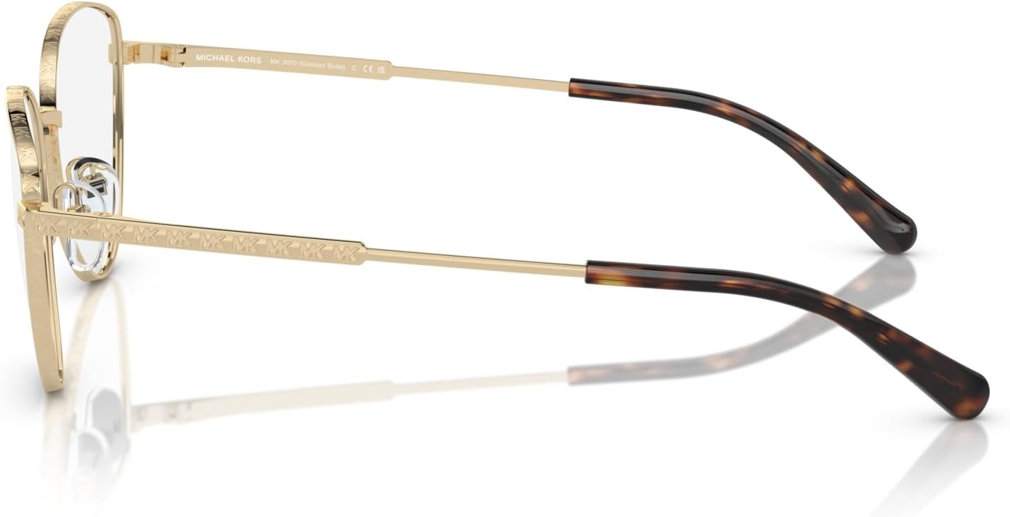 image:imageMichael Kors womens Mk3070 Crested Butte Cat Eye Prescription Eyewear FramesLight GoldDemo Lens