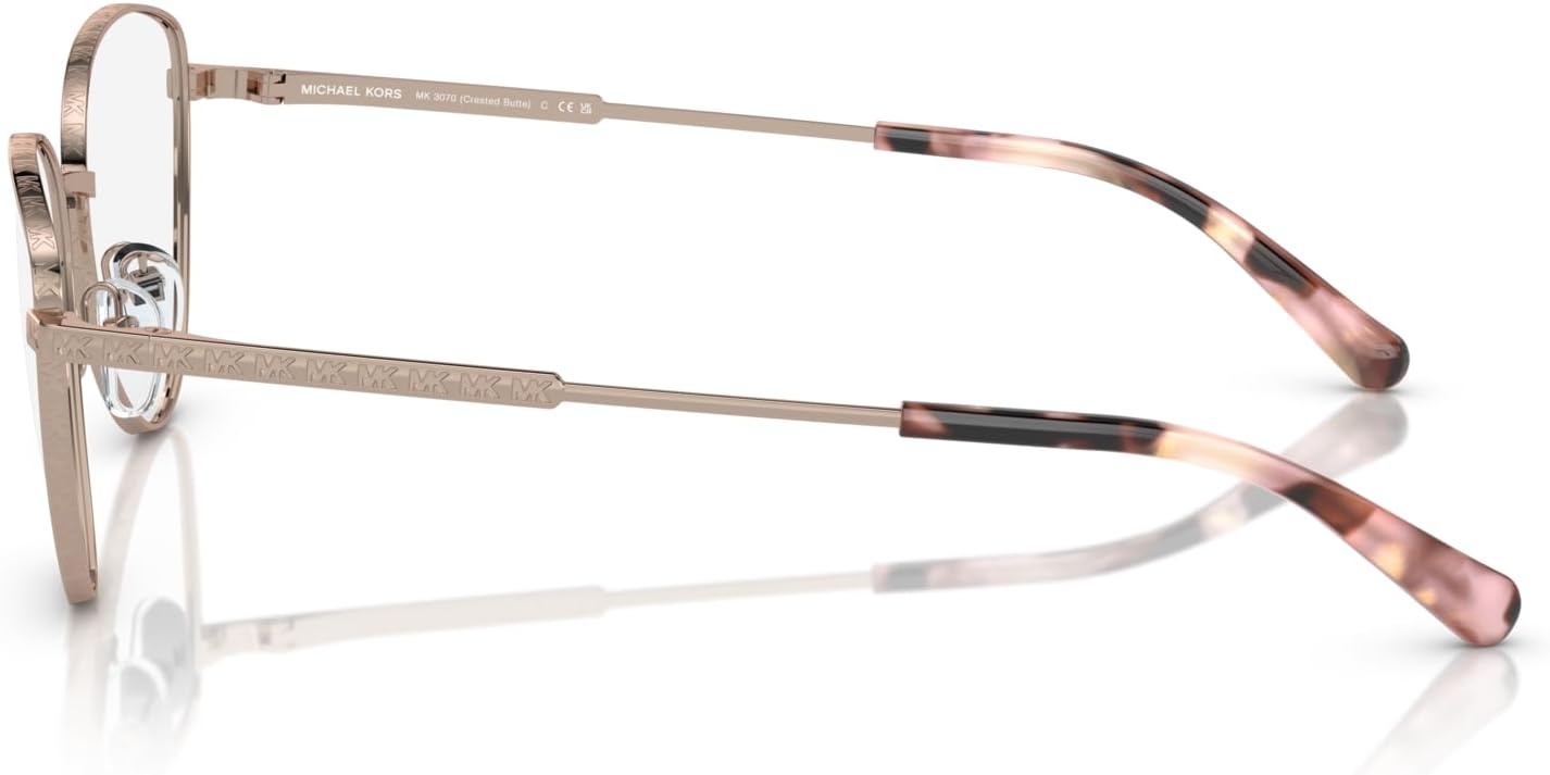image:imageMichael Kors womens Mk3070 Crested Butte Cat Eye Prescription Eyewear FramesRose GoldDemo Lens