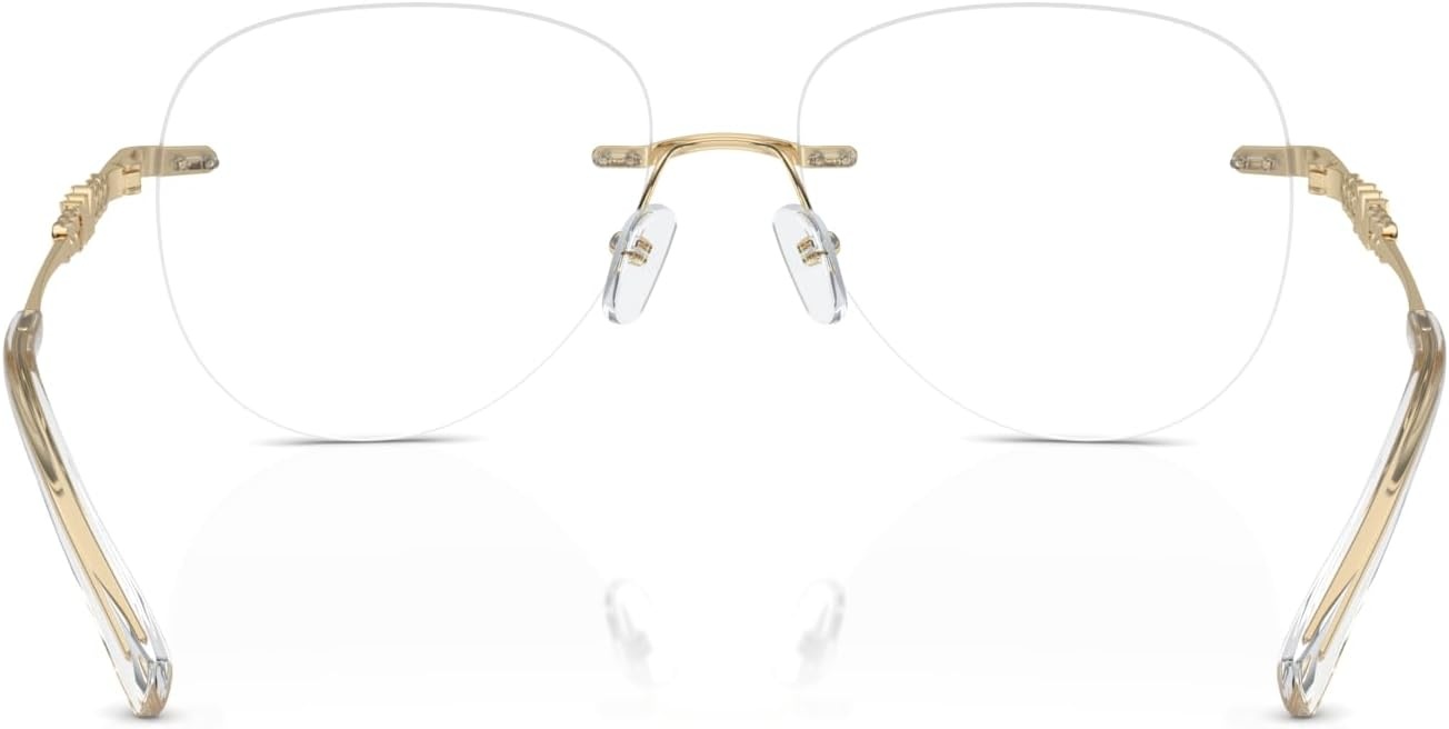 image:imageMichael Kors womens Mk3077 Kyoto Round Prescription Eyewear FramesShiny Light GoldDemo Lens