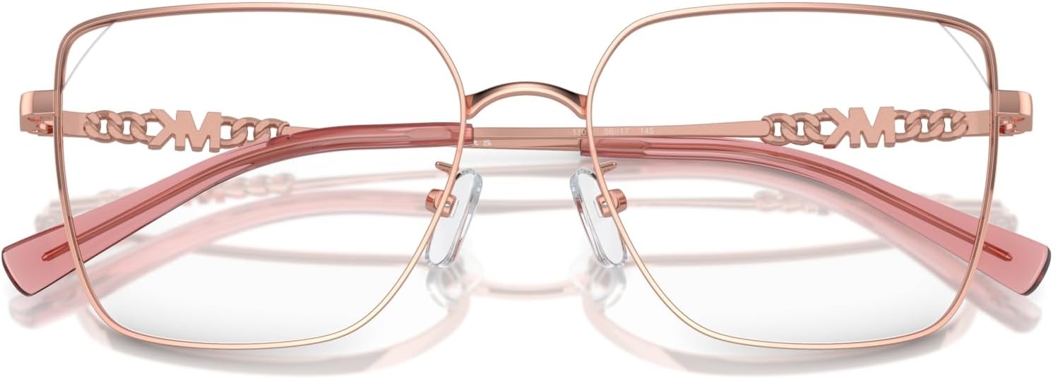 image:imageMichael Kors womens Mk3083d Dali Rectangular Prescription Eyewear FramesShiny Rose GoldDemo Lens