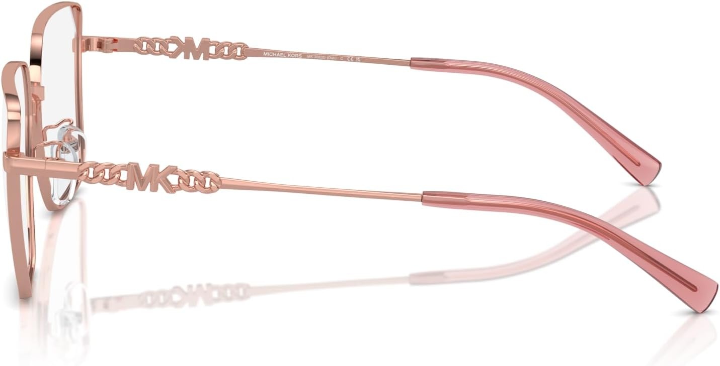 image:imageMichael Kors womens Mk3083d Dali Rectangular Prescription Eyewear FramesShiny Rose GoldDemo Lens