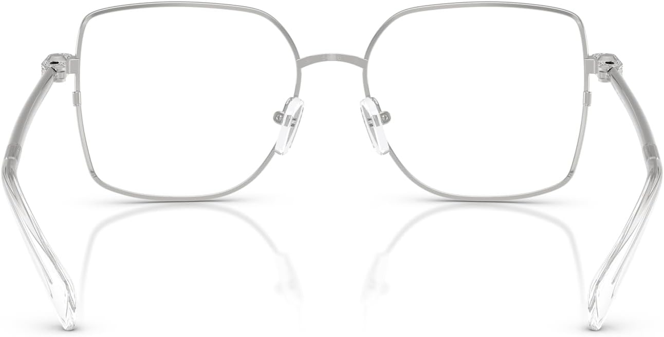 image:imageMichael Kors womens Mk3091b Ravello Square Prescription Eyewear FramesSilver ShinyDemo Lens