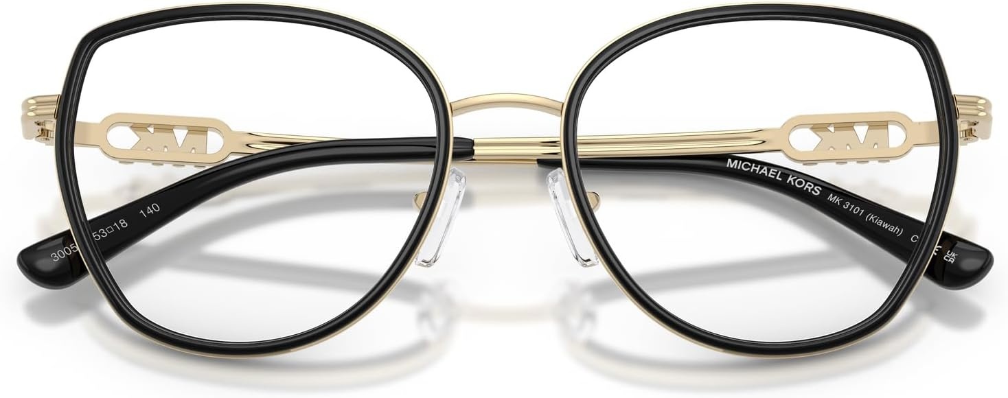 image:imageMichael Kors womens Mk3101 Kiawah Round Prescription Eyewear FramesBlackDemo