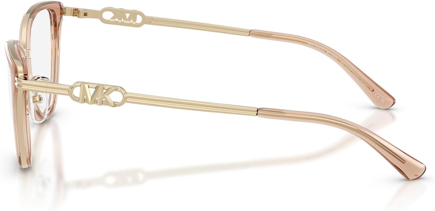 image:imageMichael Kors womens Mk3103 Hilton Head Cat Eye Prescription Eyewear FramesLight BrownDemo