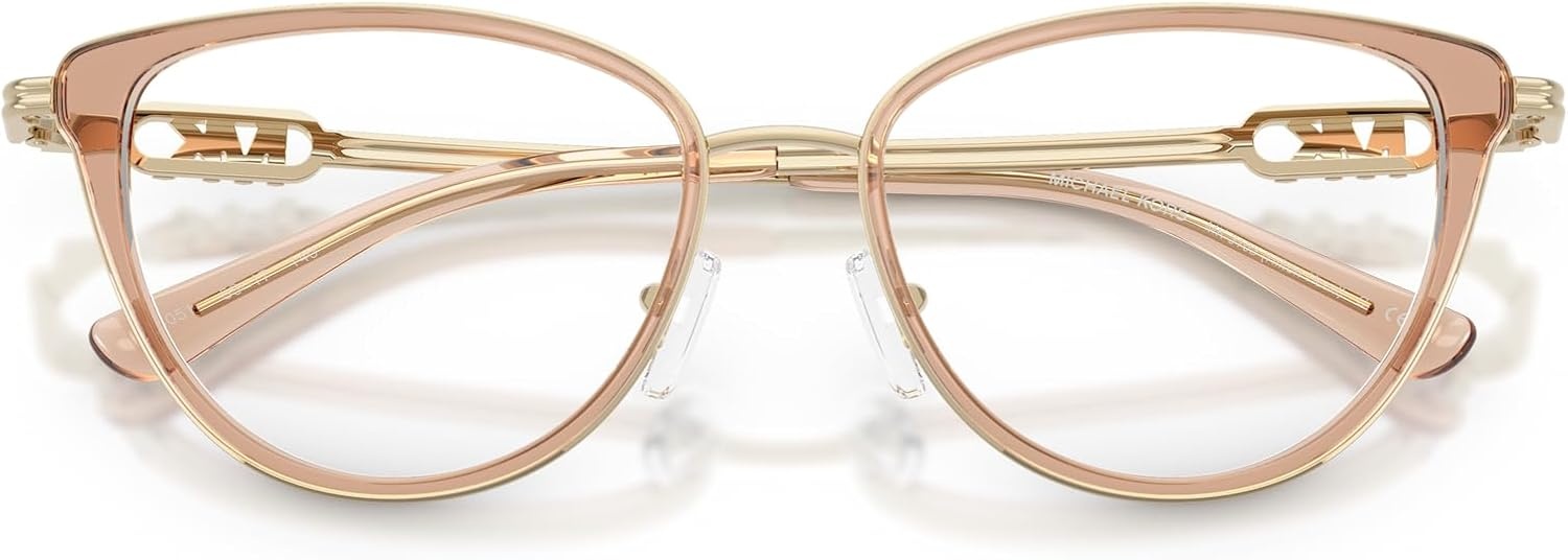 image:imageMichael Kors womens Mk3103 Hilton Head Cat Eye Prescription Eyewear FramesLight BrownDemo