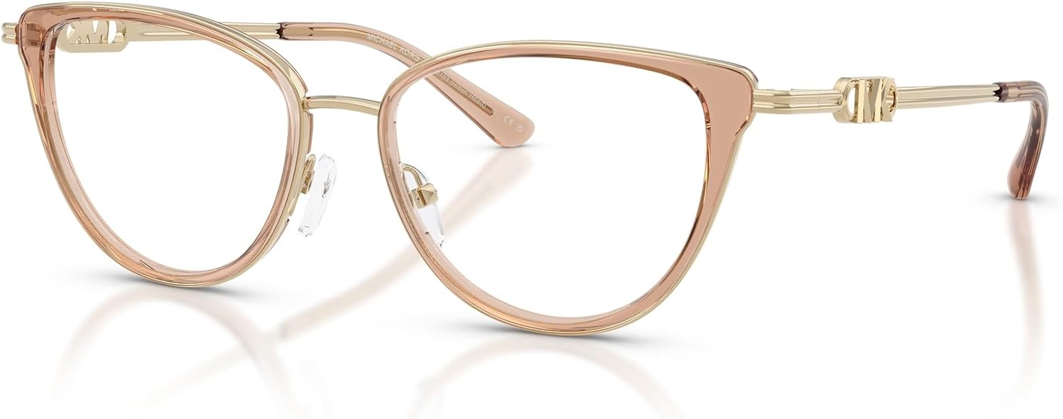 image:imageMichael Kors womens Mk3103 Hilton Head Cat Eye Prescription Eyewear FramesLight BrownDemo