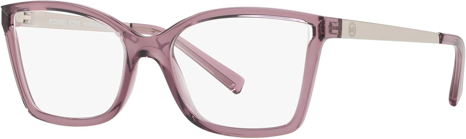 image:imageMichael Kors womens Mk4058 Caracas Rectangular Prescription Eyewear FramesBurgundy CrystalDemo Lens