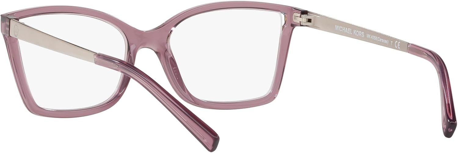 image:imageMichael Kors womens Mk4058 Caracas Rectangular Prescription Eyewear FramesBurgundy CrystalDemo Lens