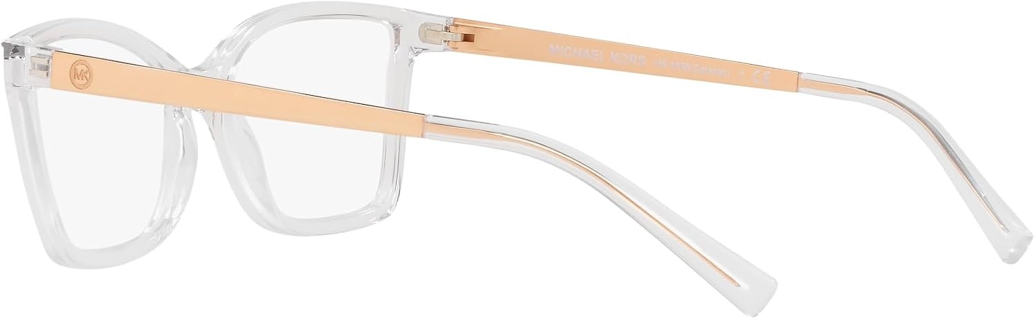 image:imageMichael Kors womens Mk4058 Caracas Rectangular Prescription Eyewear FramesClearDemo Lens