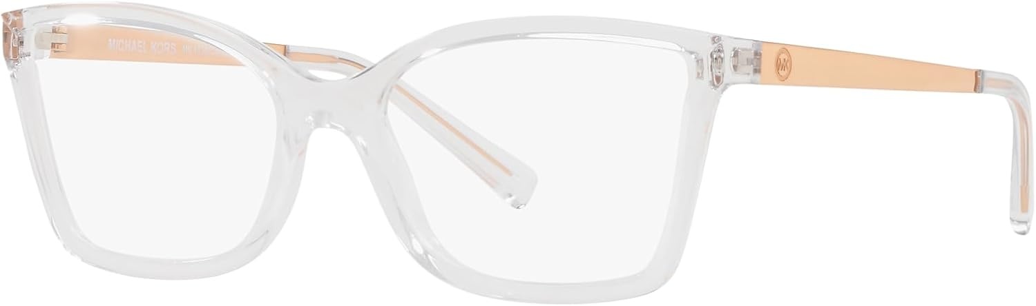 image:imageMichael Kors womens Mk4058 Caracas Rectangular Prescription Eyewear FramesClearDemo Lens