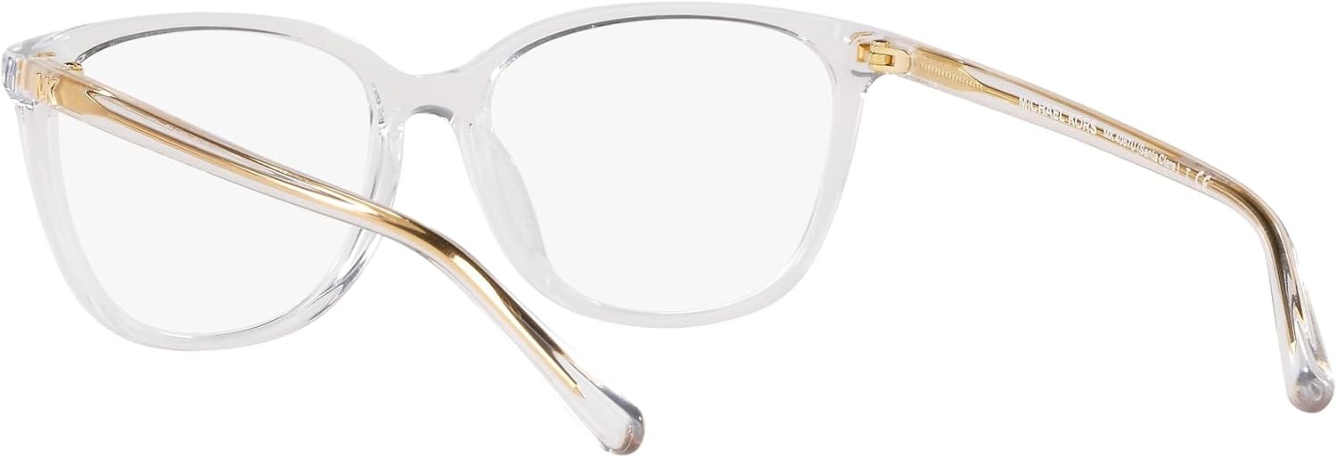 image:imageMichael Kors womens Mk4067u Santa Clara Universal Fit Square Prescription Eyewear FramesClearDemo Lens