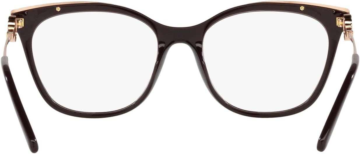 image:imageMichael Kors womens Mk4076u Rome Universal Fit Square Prescription Eyewear FramesCordovanDemo Lens