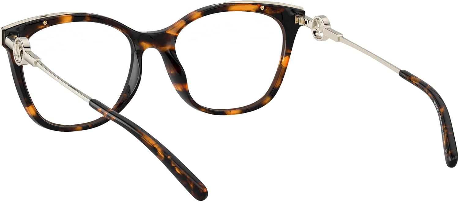 image:imageMichael Kors womens Mk4076u Rome Universal Fit Square Prescription Eyewear FramesDark TortoiseDemo Lens