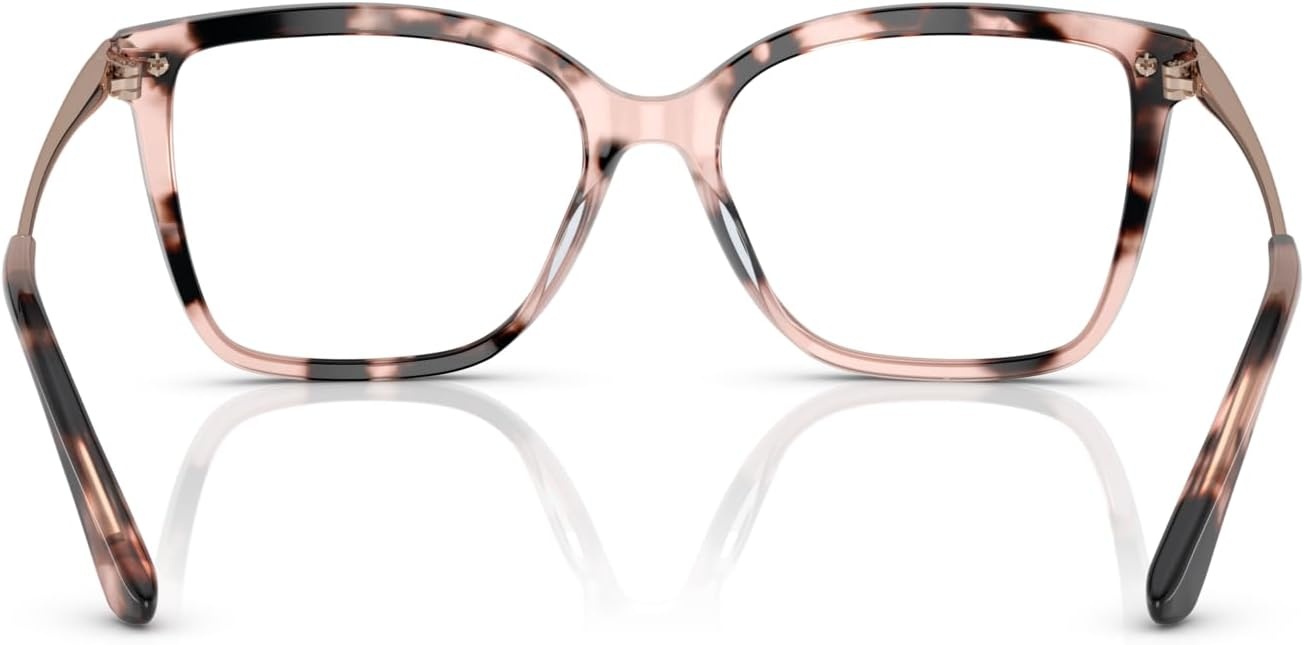 image:imageMichael Kors womens Mk4101u Shenandoah Universal Fit Square Prescription Eyewear FramesPink TortoiseDemo Lens