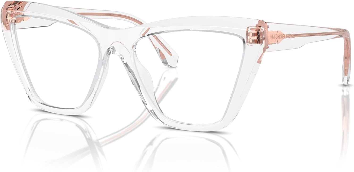 image:imageMichael Kors womens Mk4118u Hawaii Universal Fit Cat Eye Prescription Eyewear FramesClearDemo Lens