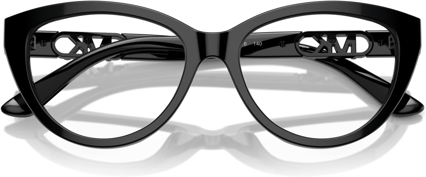 image:imageMichael Kors womens Mk4120u Andalucia Universal Fit Cat Eye Prescription Eyewear FramesBlackDemo Lens