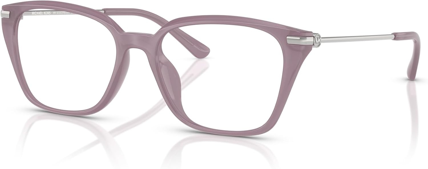 image:imageMichael Kors womens Mk4133d Hainan Rectangular Prescription Eyewear FramesLight IrisDemo Lens