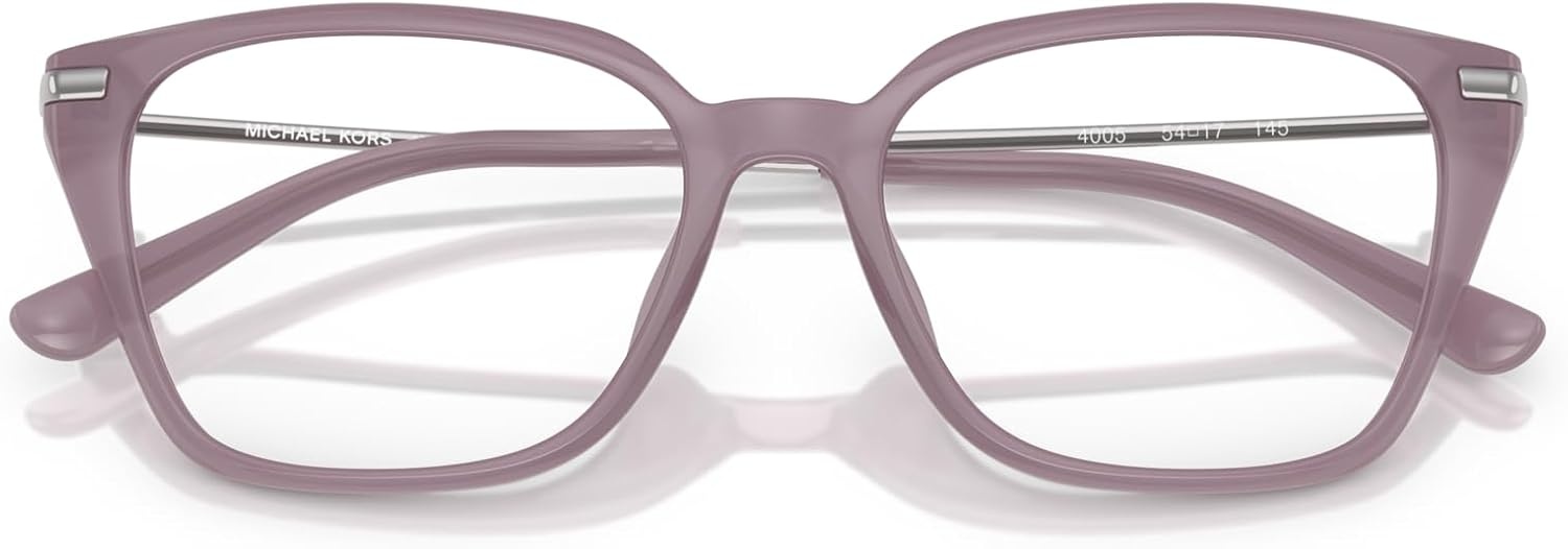 image:imageMichael Kors womens Mk4133d Hainan Rectangular Prescription Eyewear FramesLight IrisDemo Lens