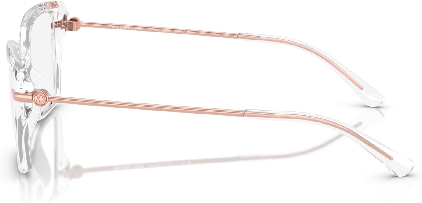 image:imageMichael Kors womens Mk4134u Crete Universal Fit Rectangular Prescription Eyewear FramesClearDemo Lens