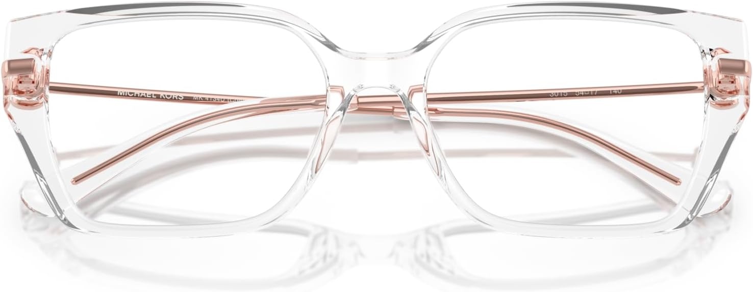 image:imageMichael Kors womens Mk4134u Crete Universal Fit Rectangular Prescription Eyewear FramesClearDemo Lens