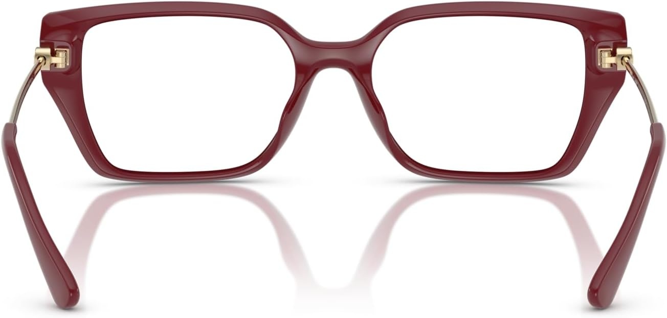 image:imageMichael Kors womens Mk4134u Crete Universal Fit Rectangular Prescription Eyewear FramesDeep RedDemo Lens