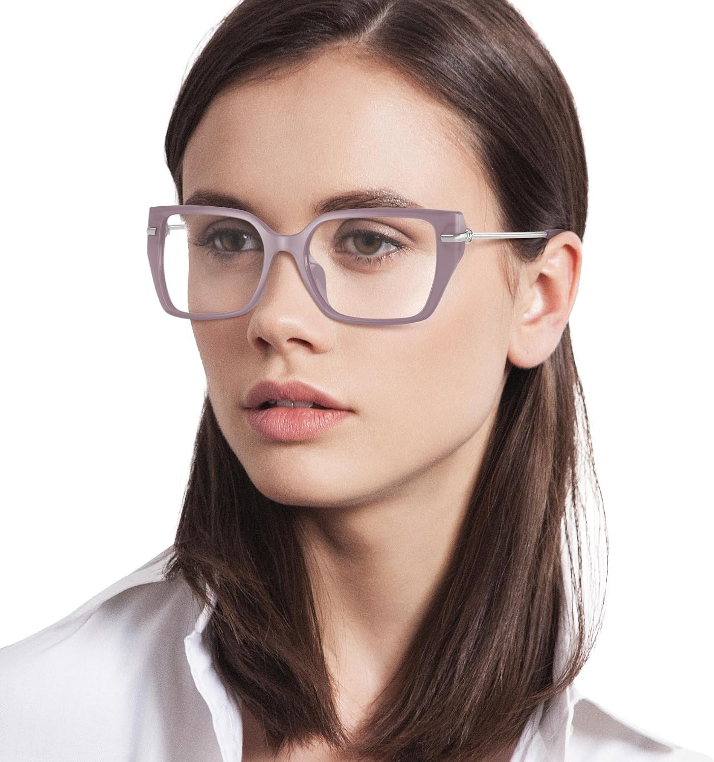 image:imageMichael Kors womens Mk4134u Crete Universal Fit Rectangular Prescription Eyewear FramesLight IrisDemo Lens