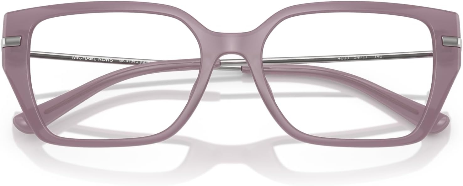 image:imageMichael Kors womens Mk4134u Crete Universal Fit Rectangular Prescription Eyewear FramesLight IrisDemo Lens