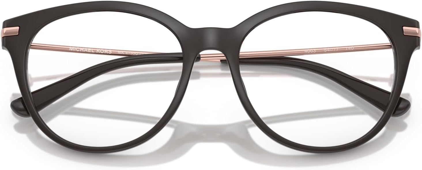 image:imageMichael Kors womens Mk4135u Tortola Universal Fit Round Prescription Eyewear FramesAshDemo Lens