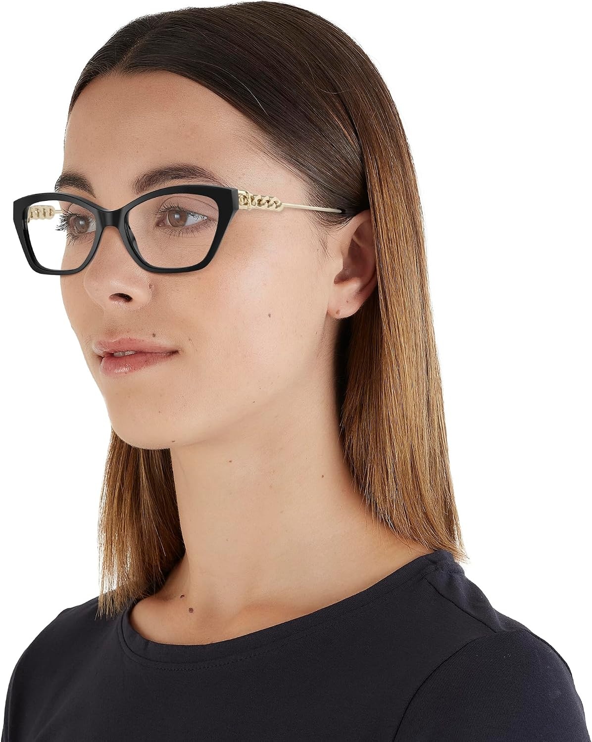 image:imageMichael Kors womens Mk4136 Makena Beach Square Prescription Eyewear FramesBlackDemo Lens