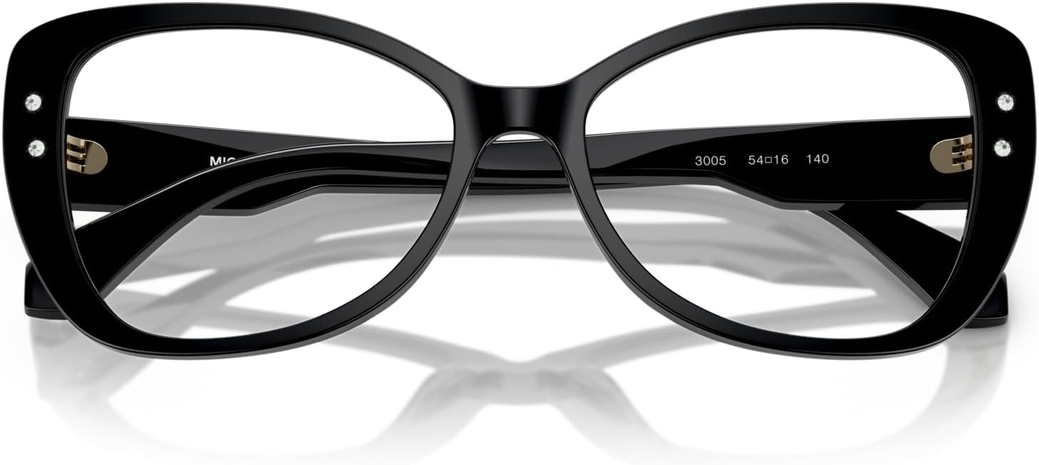 image:imageMichael Kors womens Mk4138b Cervinia Butterfly Prescription Eyewear FramesBlackDemo Lens