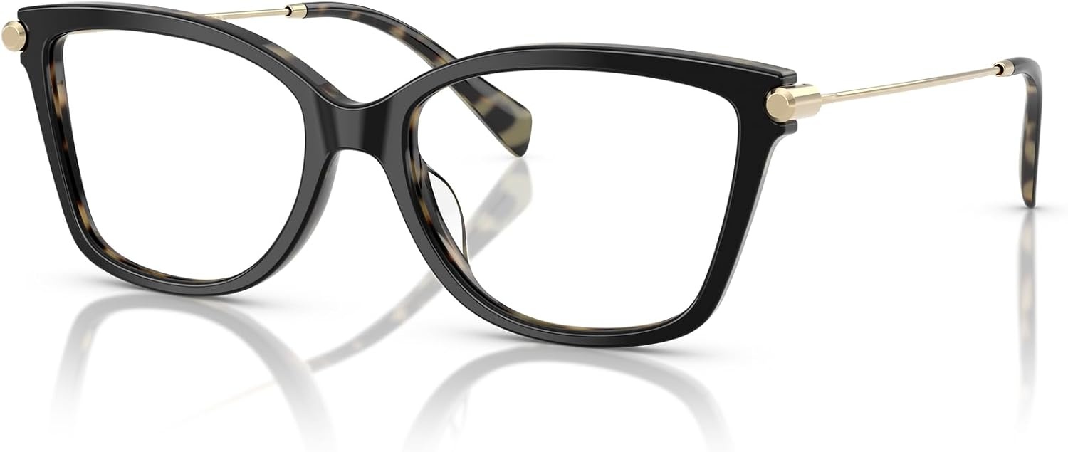 image:imageMichael Kors womens Mk4150u Kingston Universal Fit Rectangular Prescription Eyewear FramesBlackAmber TortoiseDemo Lens