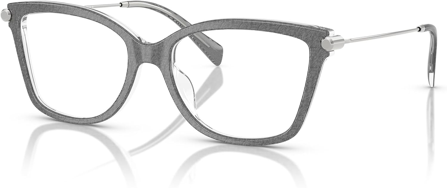 image:imageMichael Kors womens Mk4150u Kingston Universal Fit Rectangular Prescription Eyewear FramesGrey DenimDemo Lens