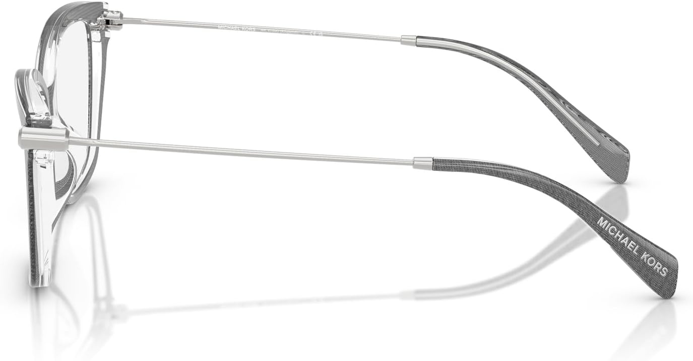 image:imageMichael Kors womens Mk4150u Kingston Universal Fit Rectangular Prescription Eyewear FramesGrey DenimDemo Lens