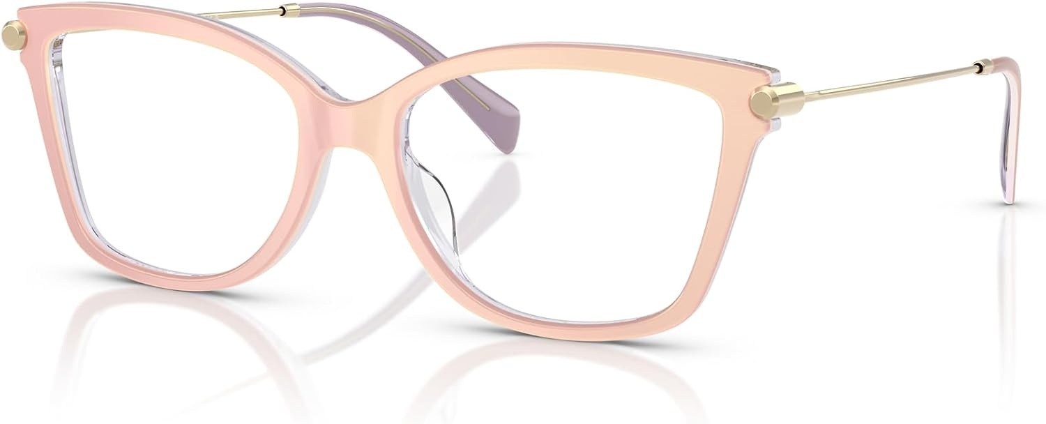 image:imageMichael Kors womens Mk4150u Kingston Universal Fit Rectangular Prescription Eyewear FramesLight Sand LaminateDemo Lens