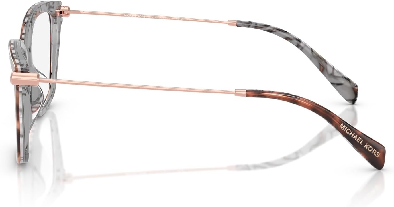 image:imageMichael Kors womens Mk4150u Kingston Universal Fit Rectangular Prescription Eyewear FramesPink TortoiseDemo Lens