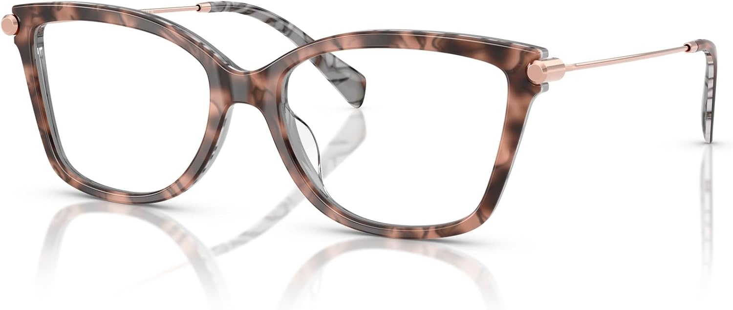 image:imageMichael Kors womens Mk4150u Kingston Universal Fit Rectangular Prescription Eyewear FramesPink TortoiseDemo Lens