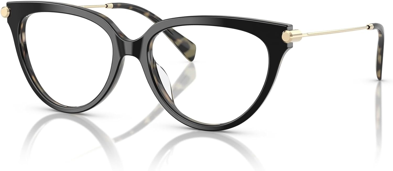 image:imageMichael Kors womens Mk4151u Windham Universal Fit Cat Eye Prescription Eyewear FramesBlackAmber TortoiseDemo Lens