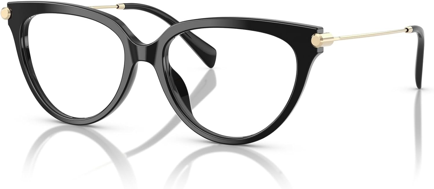 image:imageMichael Kors womens Mk4151u Windham Universal Fit Cat Eye Prescription Eyewear FramesBlackDemo Lens
