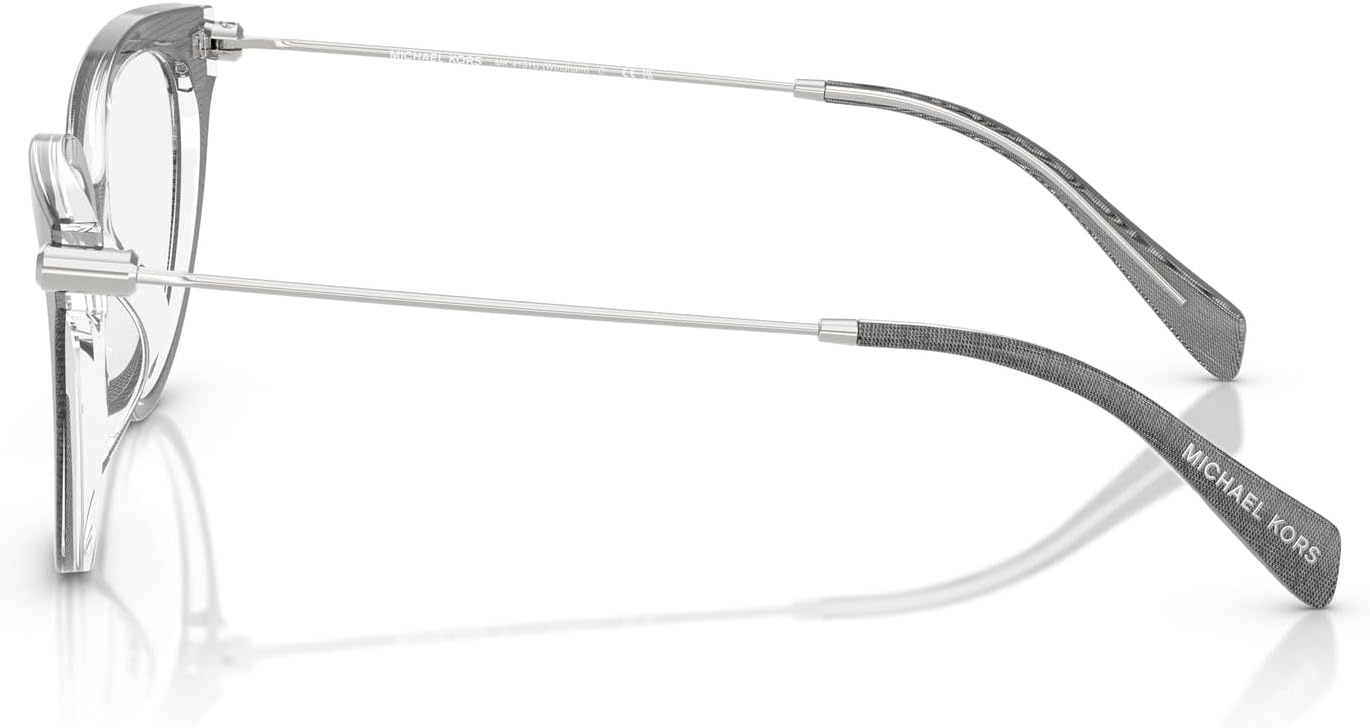 image:imageMichael Kors womens Mk4151u Windham Universal Fit Cat Eye Prescription Eyewear FramesGrey DenimDemo Lens