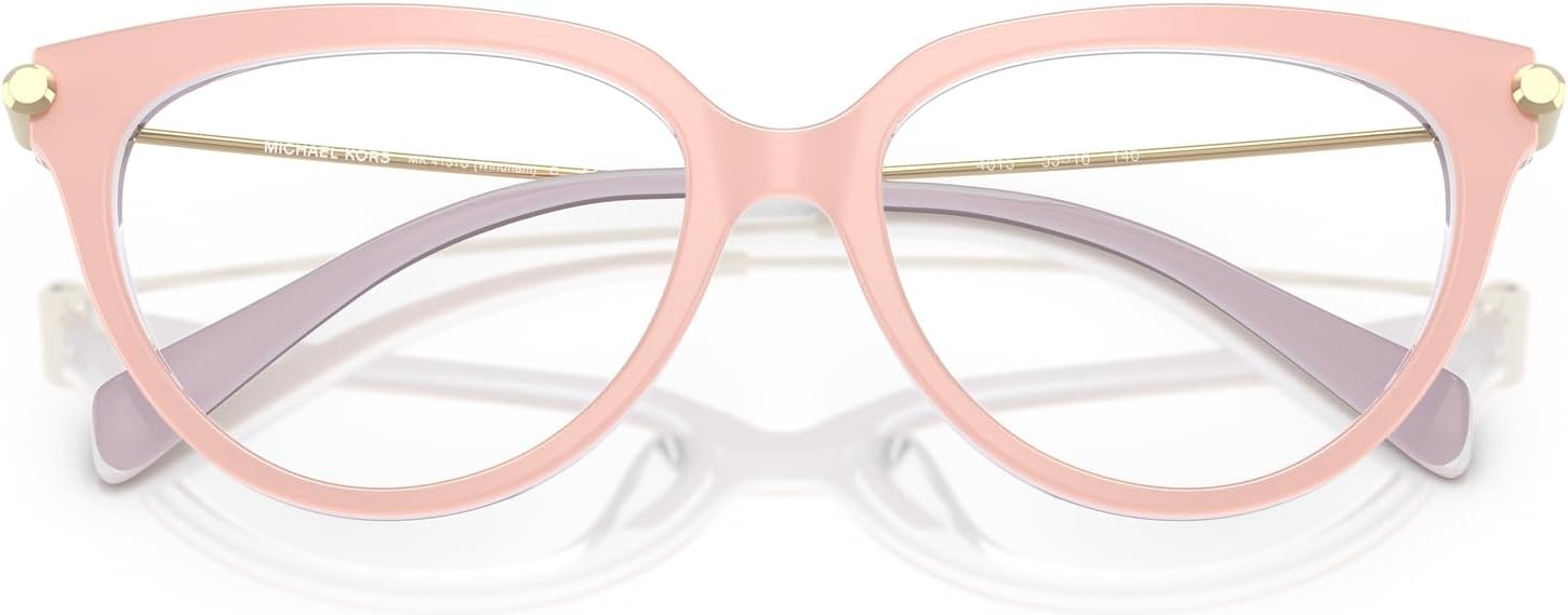 image:imageMichael Kors womens Mk4151u Windham Universal Fit Cat Eye Prescription Eyewear FramesLight Sand LaminateDemo Lens