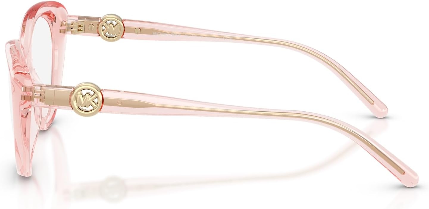 image:imageMichael Kors womens Mk4181u St Thomas Universal Fit Oval Prescription Eyewear FramesLight Pink TransparentDemo