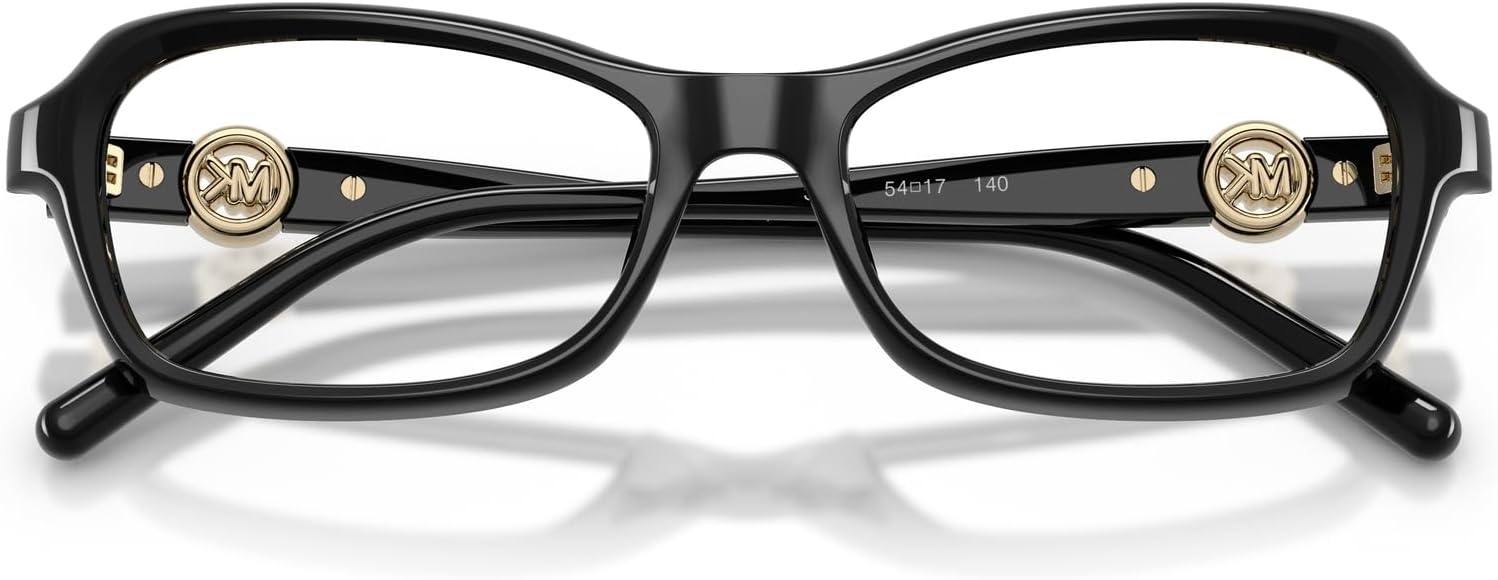 image:imageMichael Kors womens Mk4182u Hakone Universal Fit Round Prescription Eyewear FramesBlackDemo