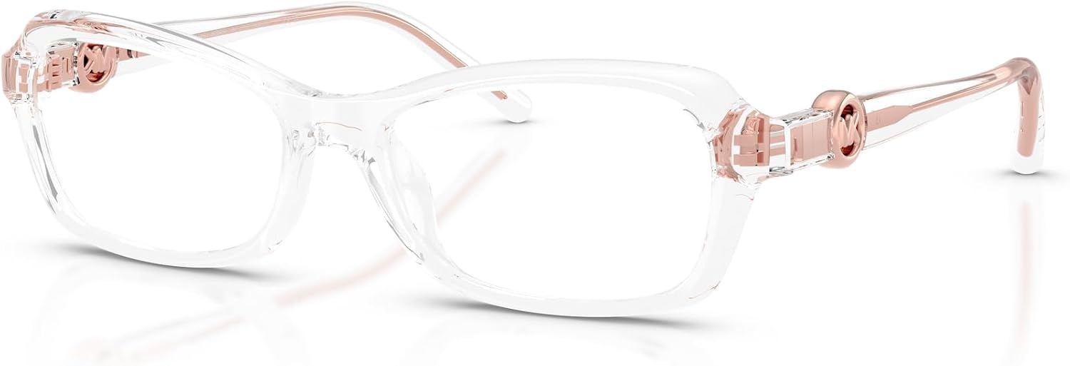 image:imageMichael Kors womens Mk4182u Hakone Universal Fit Round Prescription Eyewear FramesClearDemo