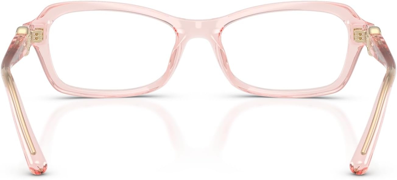 image:imageMichael Kors womens Mk4182u Hakone Universal Fit Round Prescription Eyewear FramesLight Pink TransparentDemo