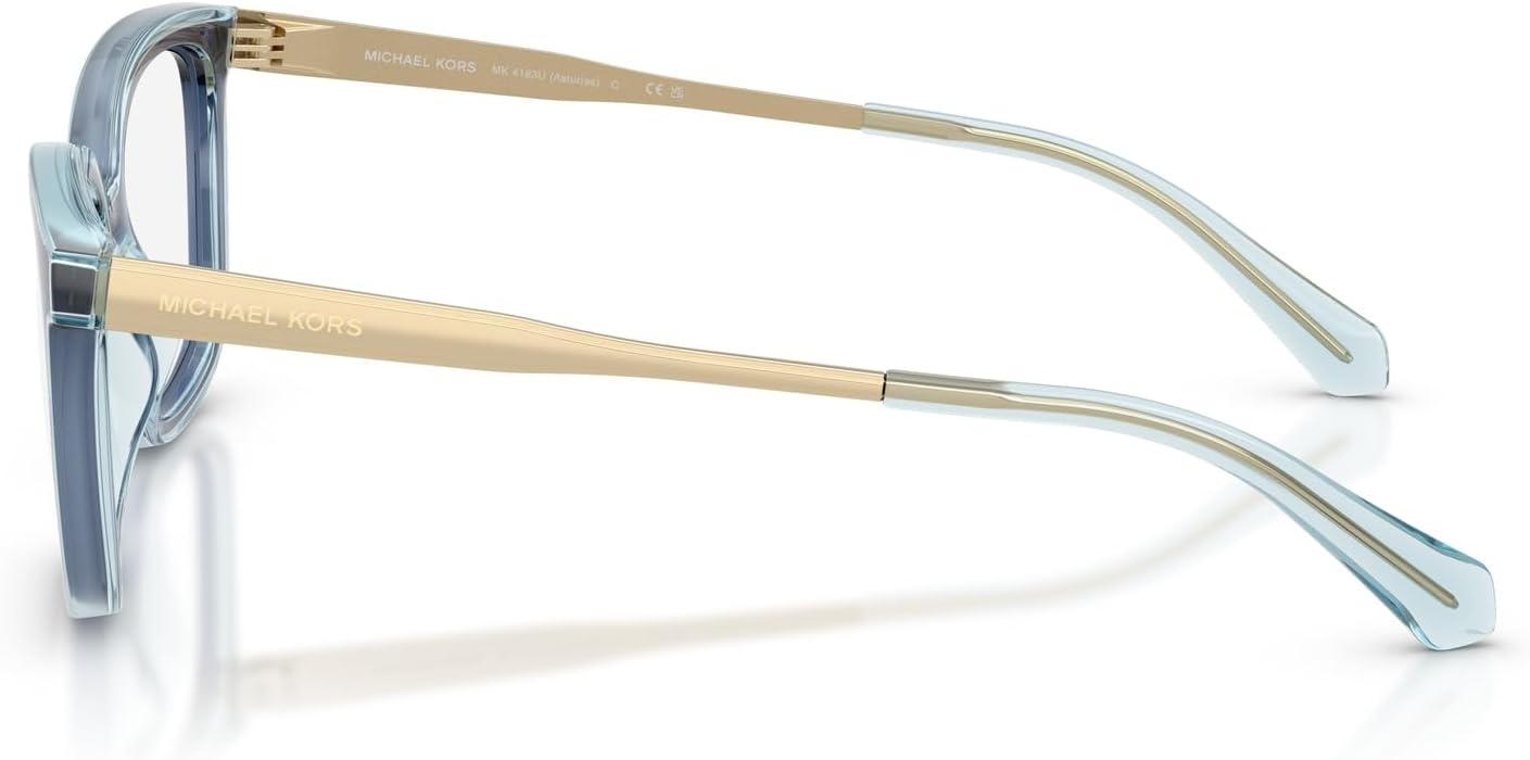 image:imageMichael Kors womens Mk4183u Asturias Universal Fit Square Prescription Eyewear FramesNavyDemo