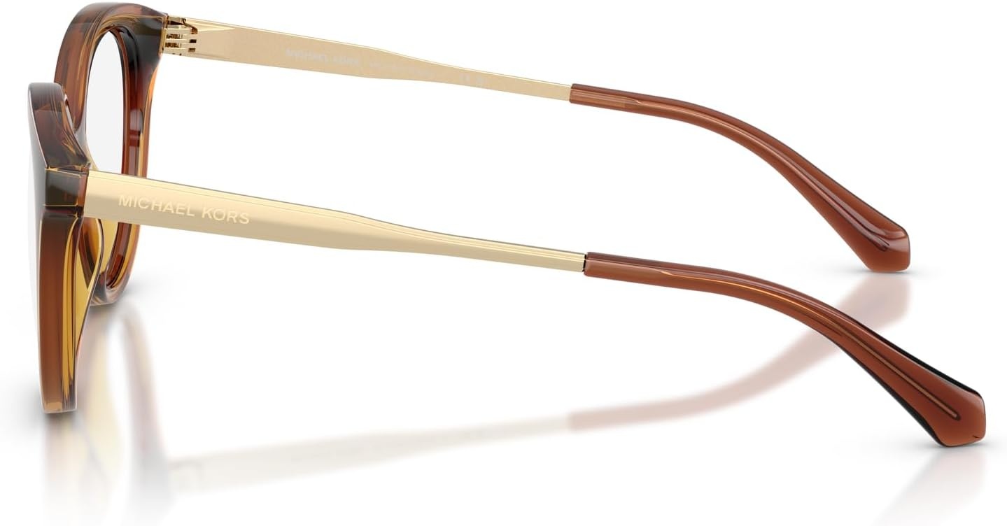 image:imageMichael Kors womens Mk4184u Sitges Universal Fit Round Prescription Eyewear FramesDark BrownDemo