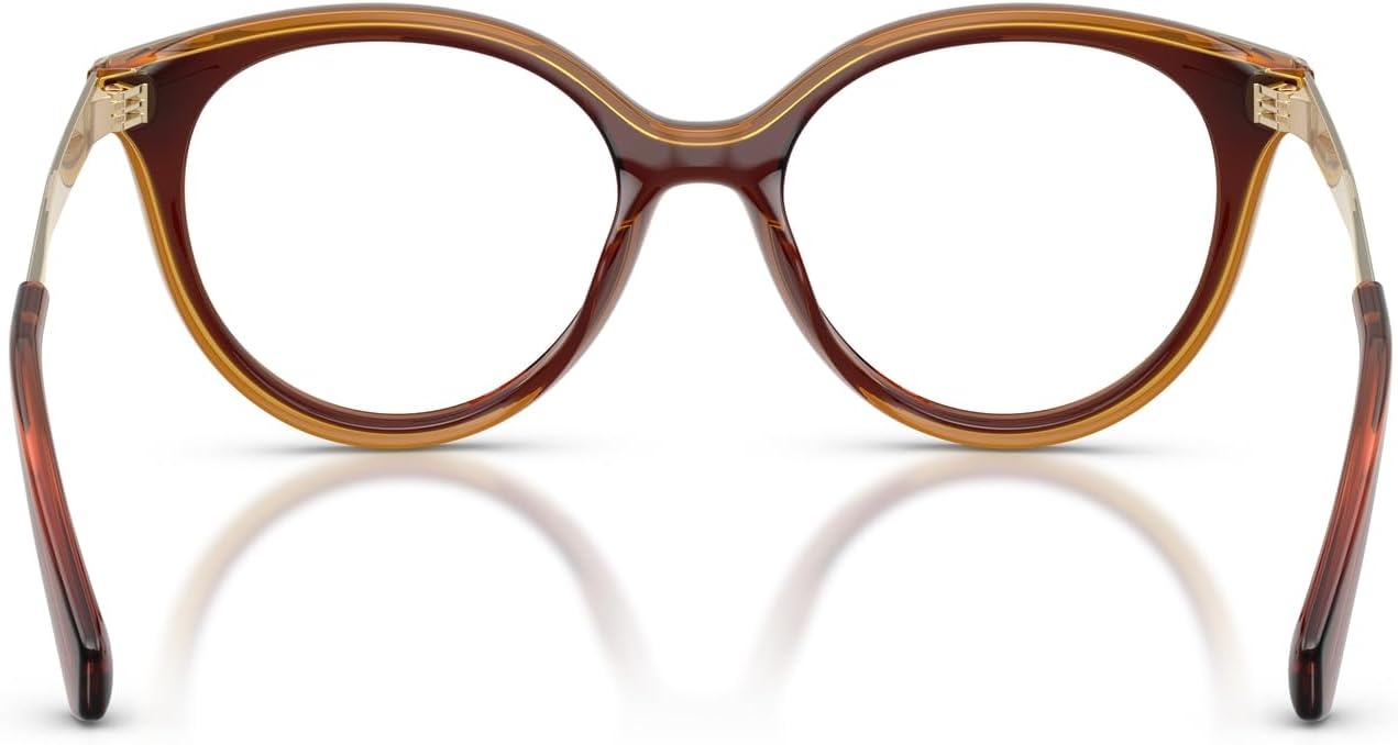 image:imageMichael Kors womens Mk4184u Sitges Universal Fit Round Prescription Eyewear FramesDark BrownDemo