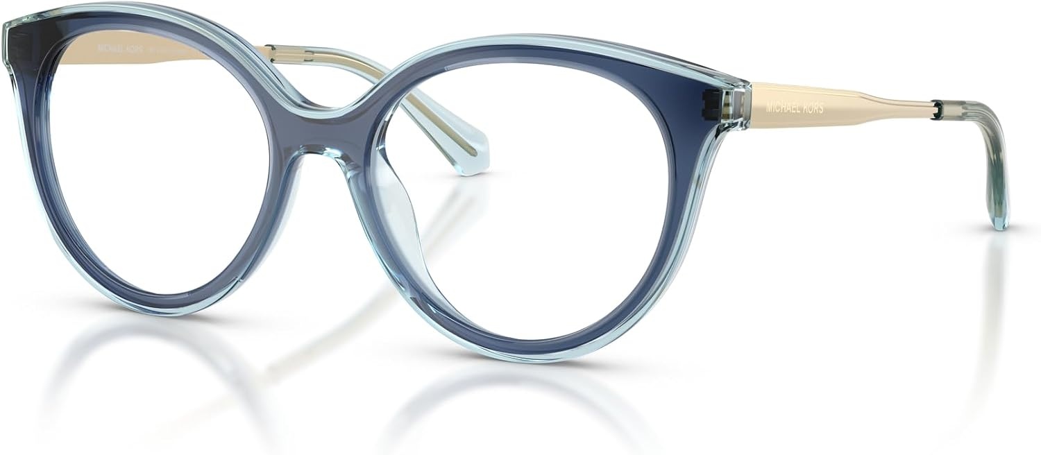 image:imageMichael Kors womens Mk4184u Sitges Universal Fit Round Prescription Eyewear FramesNavyDemo