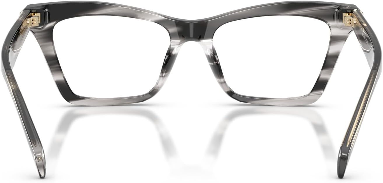 image:imageMichael Kors womens Mk4185bu Jamaica Universal Fit Cat Eye Prescription Eyewear FramesBlack HornDemo